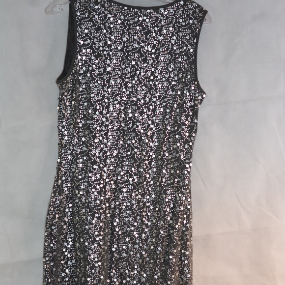 Stretch Sequin Dress SZ S Expresso - Picture 7 of 8